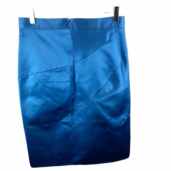 Zac Posen Blue Pencil Bandage Skirt 6 - Picture 4 of 10